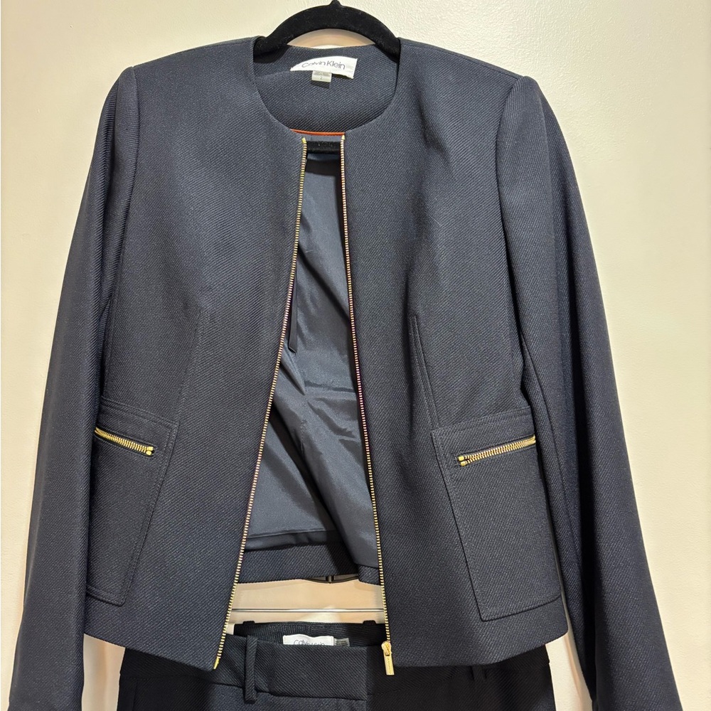 Calvin Klein navy suit set